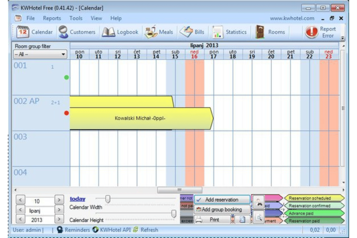 KWHotel screenshot - 10 Best Hotel Booking Software Free in 2026