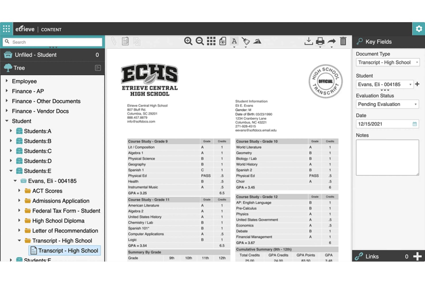 Softdocs screenshot - 10 Best Document Management Software for Education in 2026