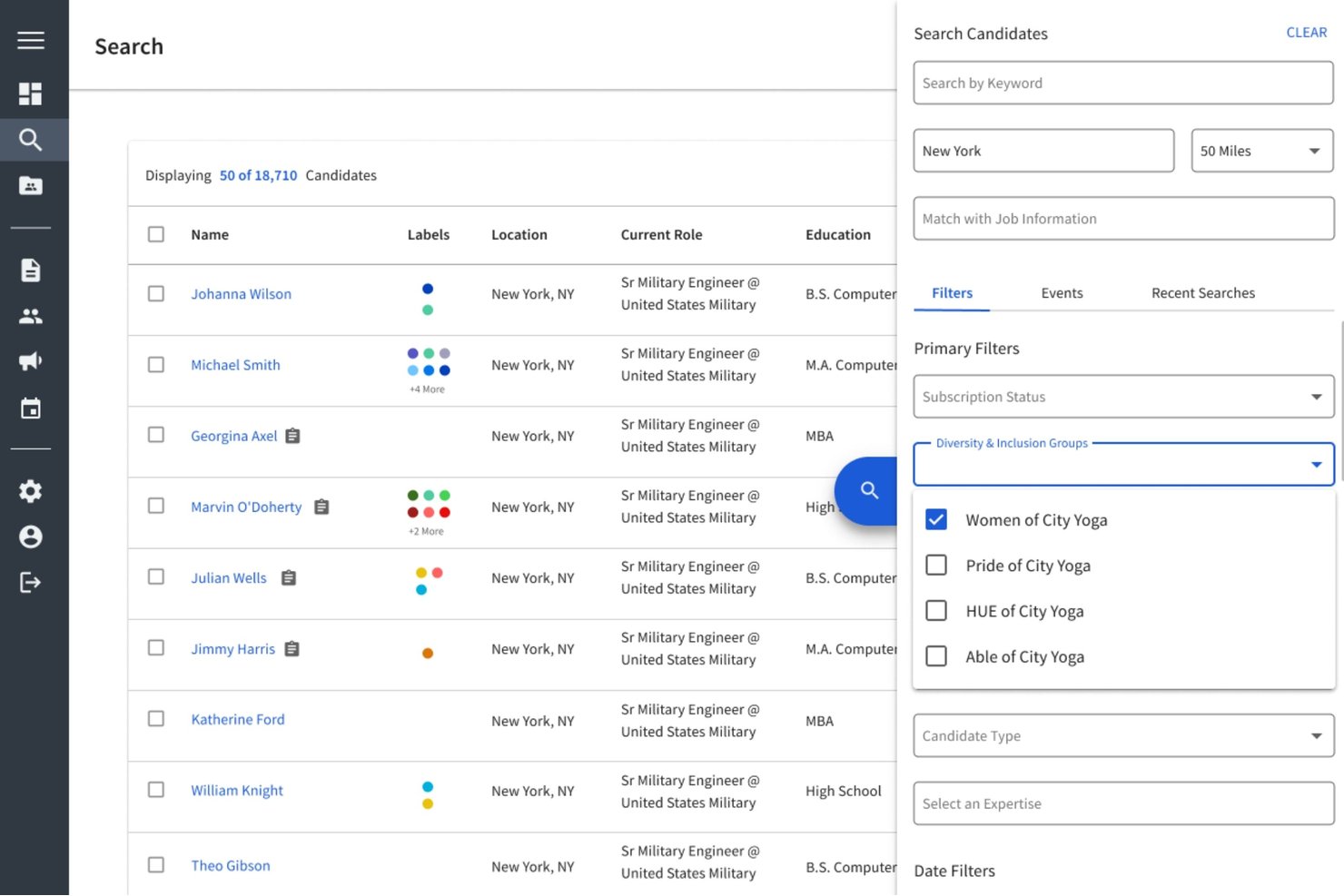 iCIMS screenshot - 10 meilleurs logiciels de recrutement axé sur la diversité pour la DEI en 2026