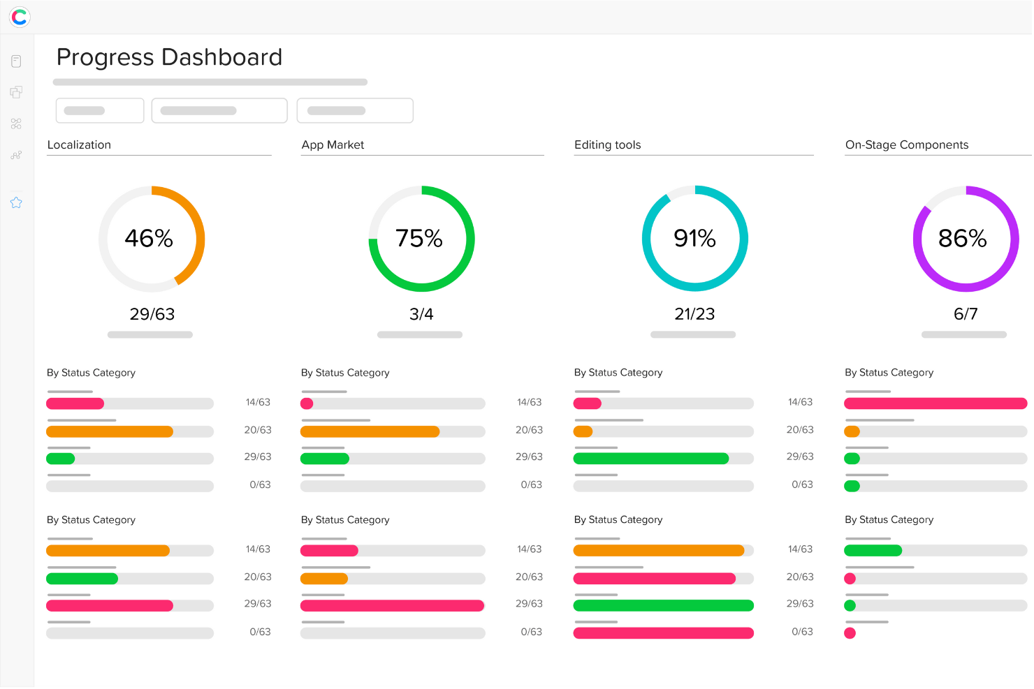 Craft.io screenshot - 10 Migliori Software per Roadmap di Prodotto per l’Allineamento nel 2026