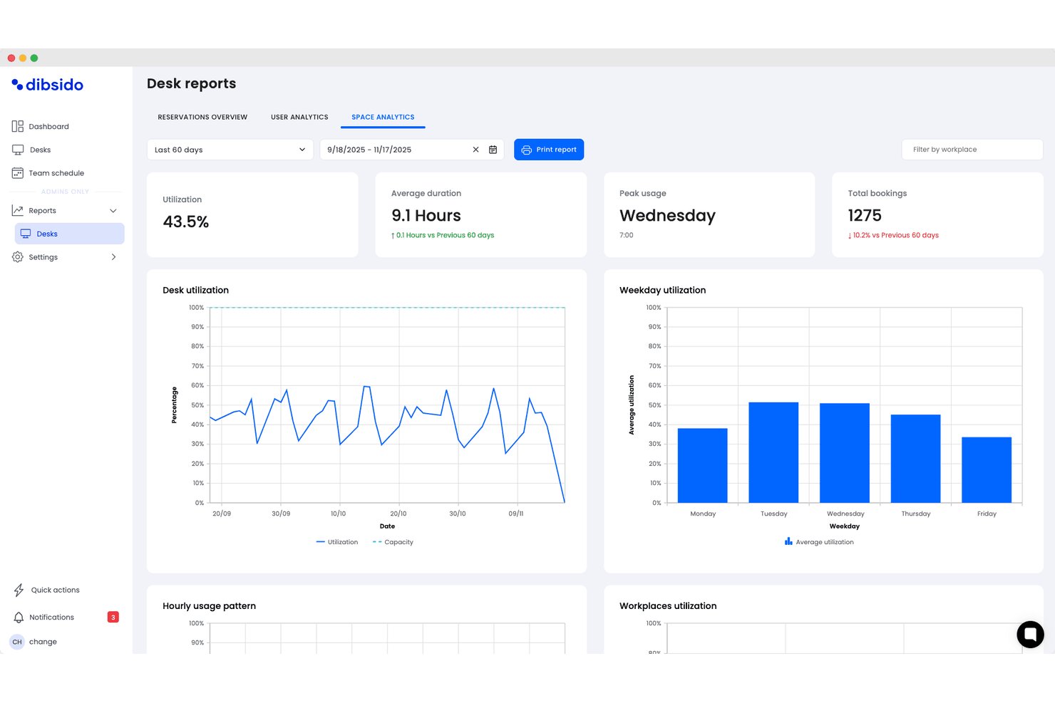Dibsido screenshot - 18 Best Hybrid Workplace Management Software in 2026