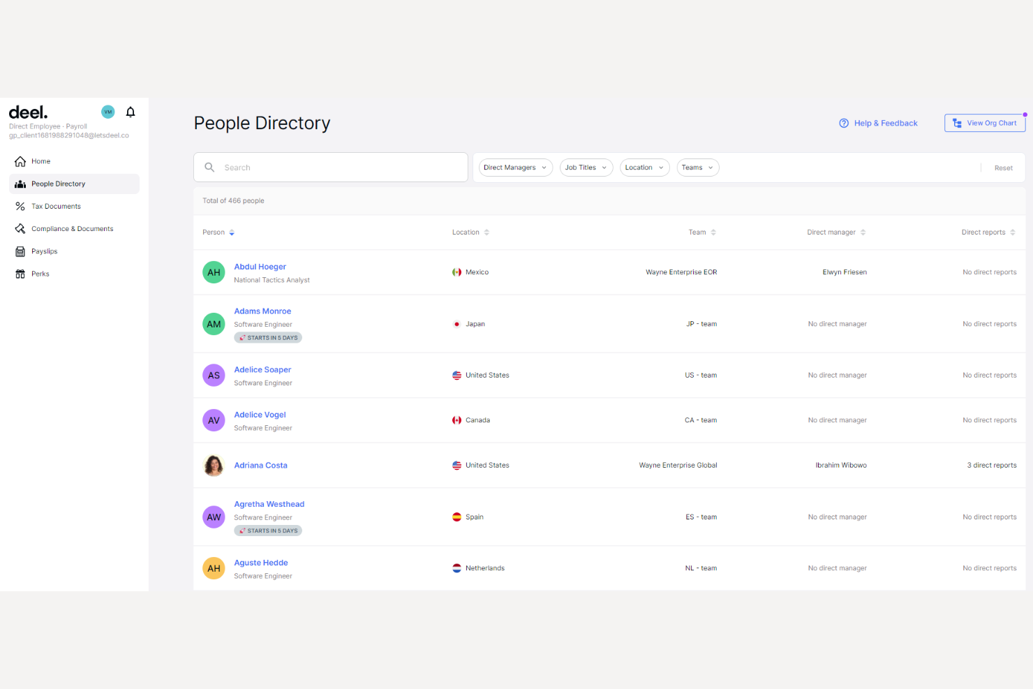 Deel Hire screenshot - 10 Best Velocity Global Alternatives of 2026: Reviewed