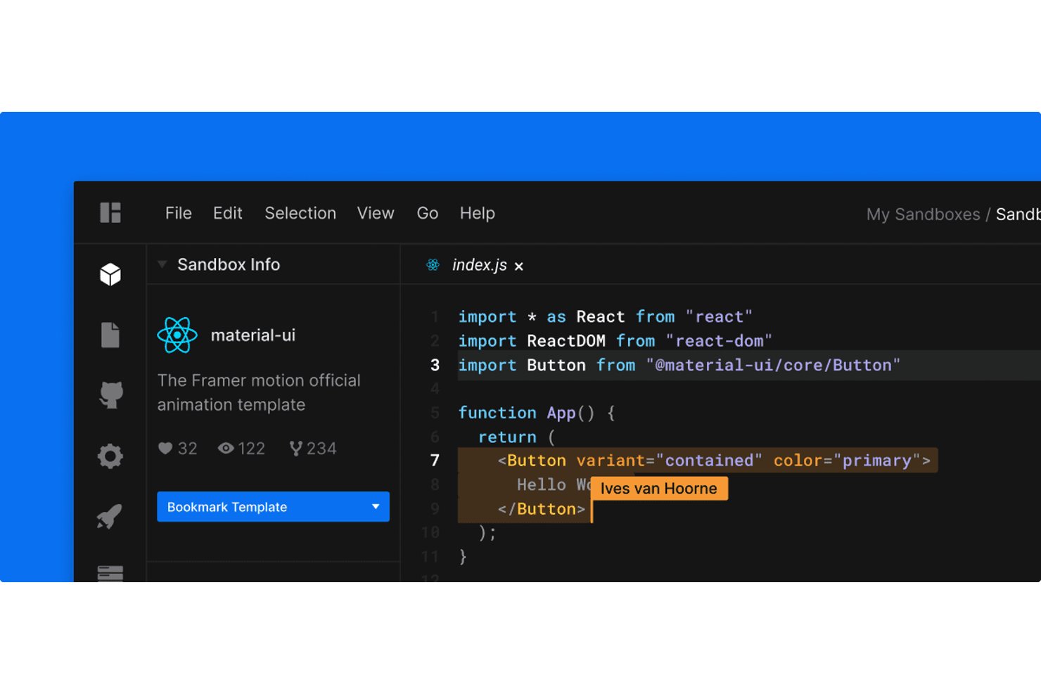 CodeSandbox SDK screenshot - I 10 migliori strumenti per la programmazione a coppie recensiti nel 2026