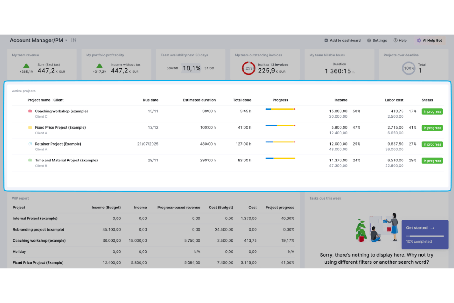 Scoro screenshot - 10 Best Project Management Software For Architects In 2026