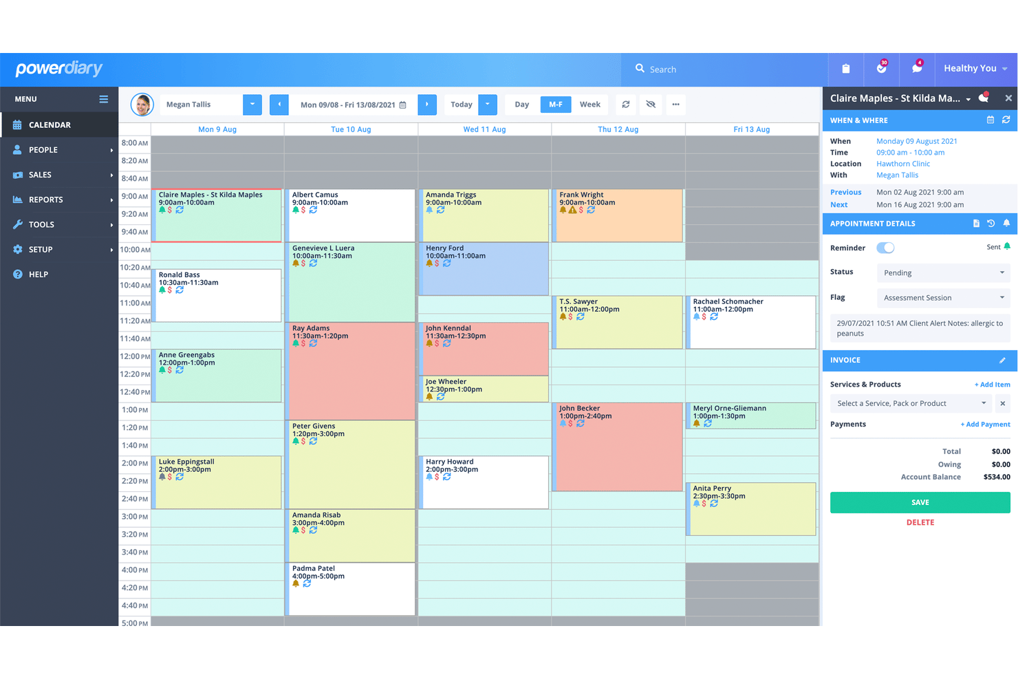 PowerDiary screenshot - 10 Best EMR Patient Portal Software in 2026