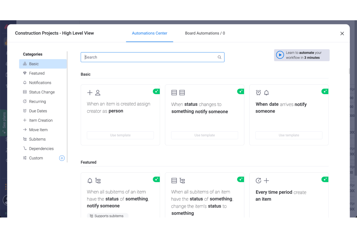 monday AI Workspace screenshot - 10 Beste Agenturverwaltungssoftware-Tools im Test für 2026