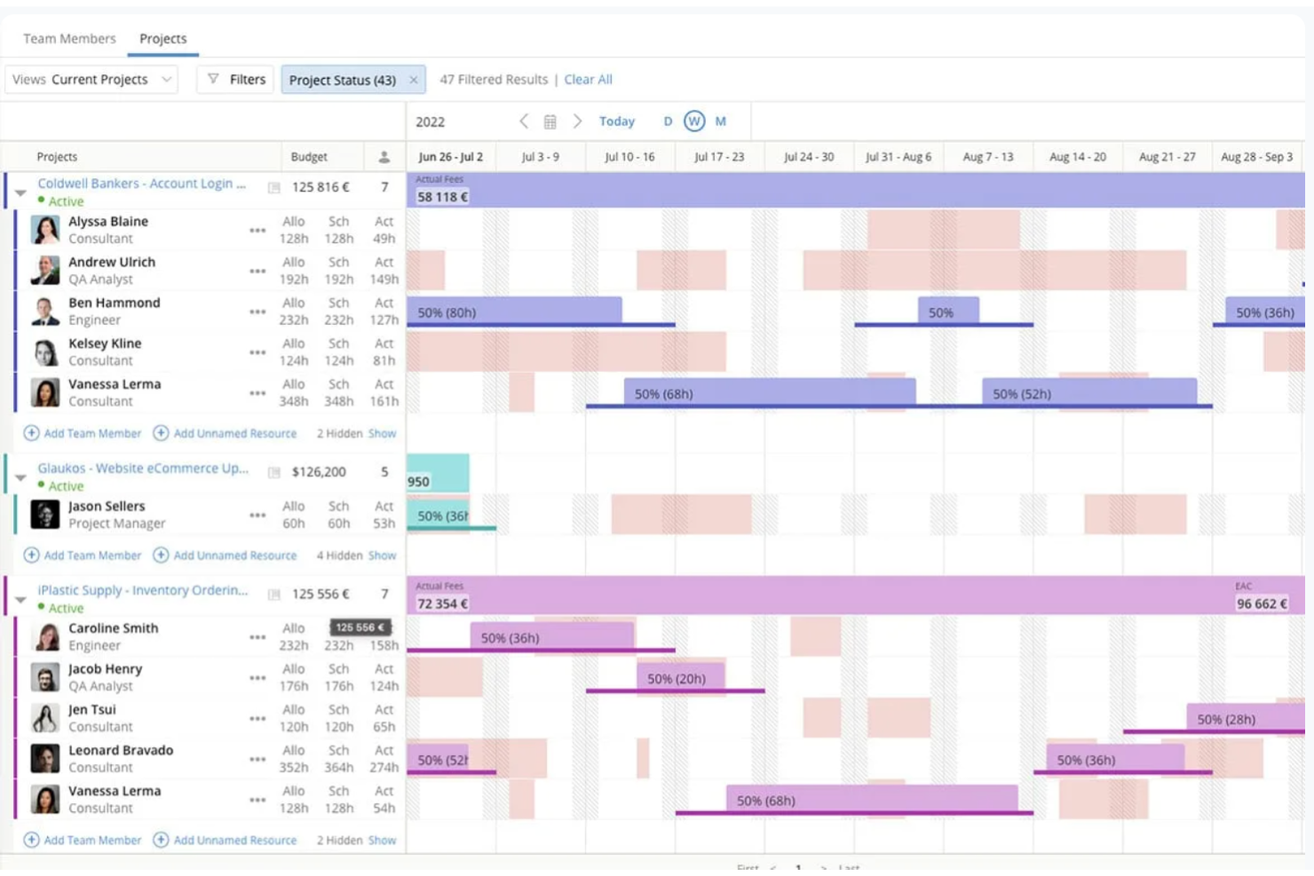 Kantata screenshot - I 10 migliori software di gestione delle risorse per agenzie nel 2026