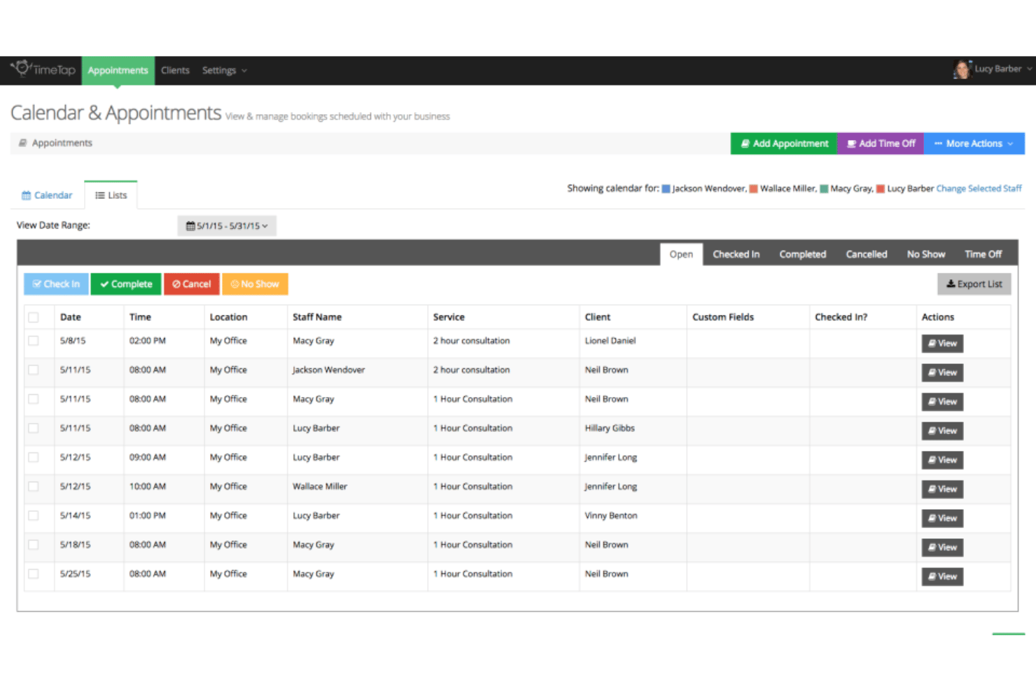 TimeTap screenshot - 10 Best Appointment Management Software Of 2026