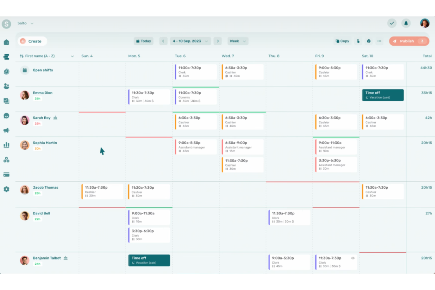 Agendrix screenshot - 10 Best Connecteam Alternatives for 2026
