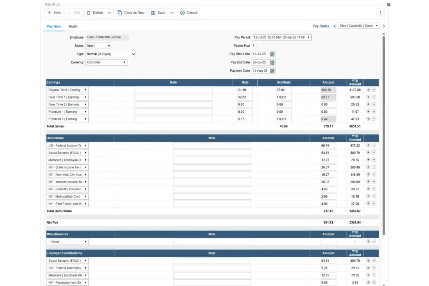 TimeTrex screenshot - 10 Best Payroll Software for Contractors in 2026
