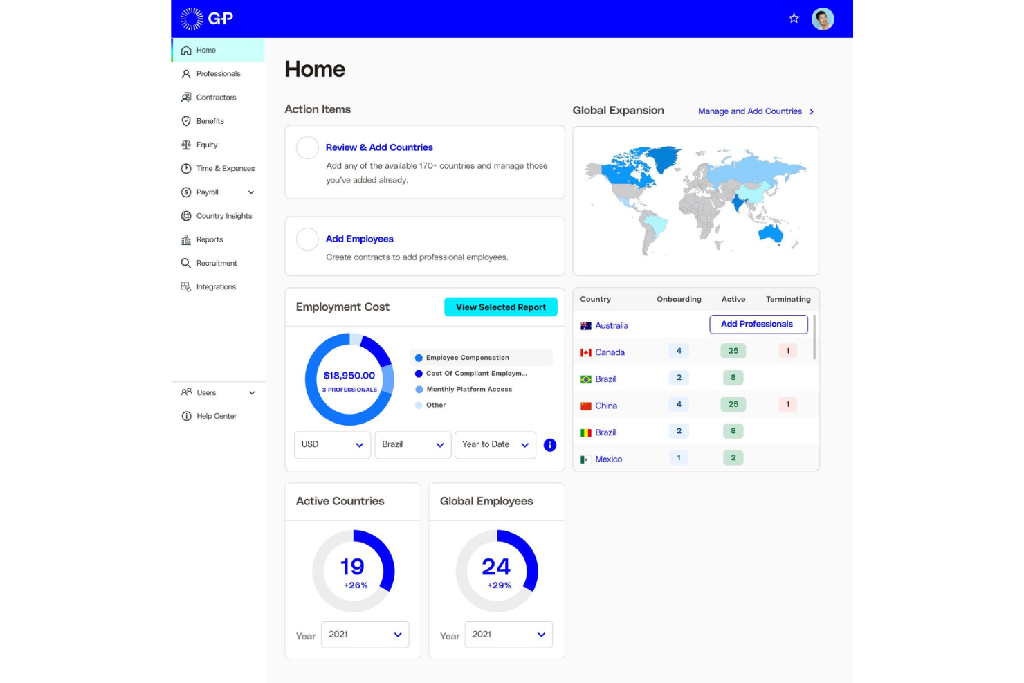 G-P screenshot - 10 beste wereldwijde loonadministratiediensten in de Filipijnen in 2026