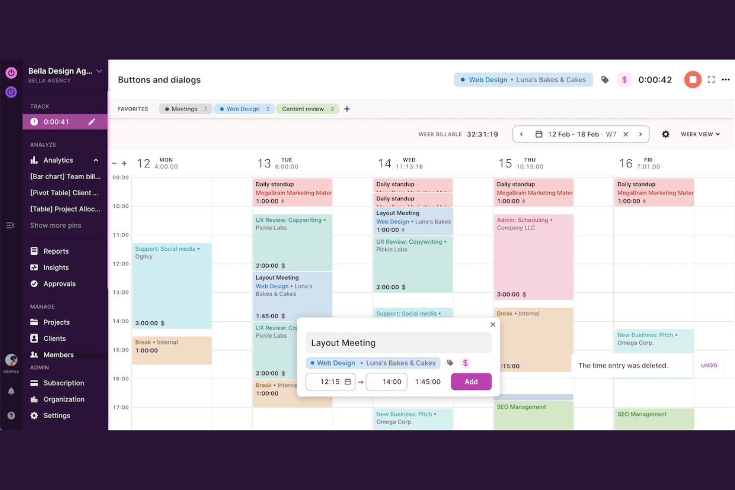 Toggl screenshot - 22 Best Remote Workforce Management Software in 2026