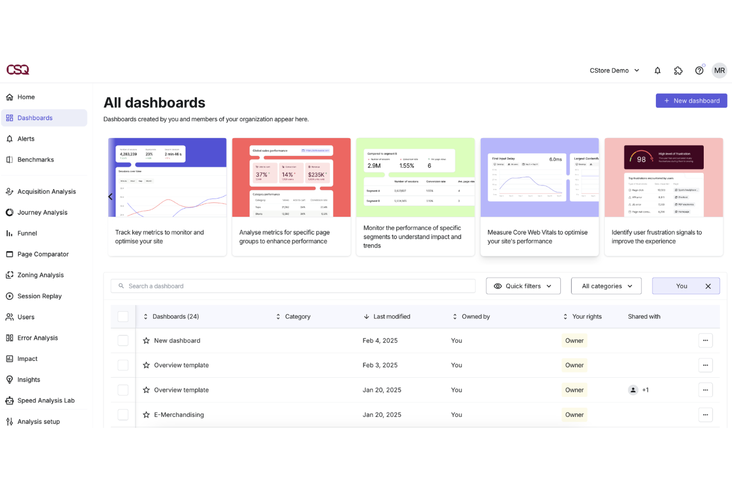 Contentsquare screenshot - 10 Migliori Alternative a Adobe Analytics nel 2026