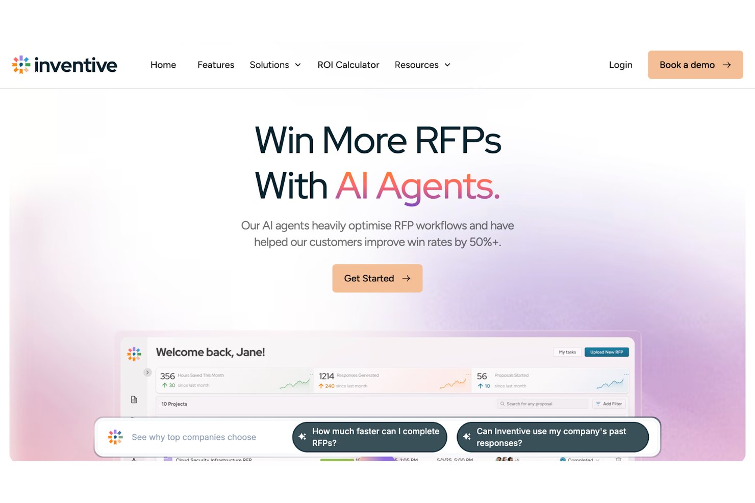 Inventive AI screenshot - 18 Best RFP Software In 2026
