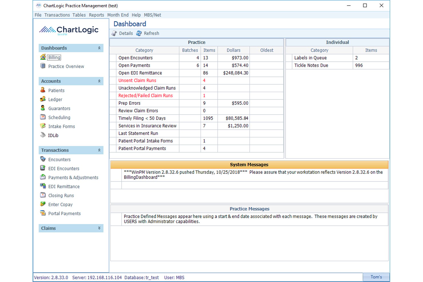 ChartLogic screenshot - 10 Beste Gastroenterologie-EMR-Software im Jahr 2026