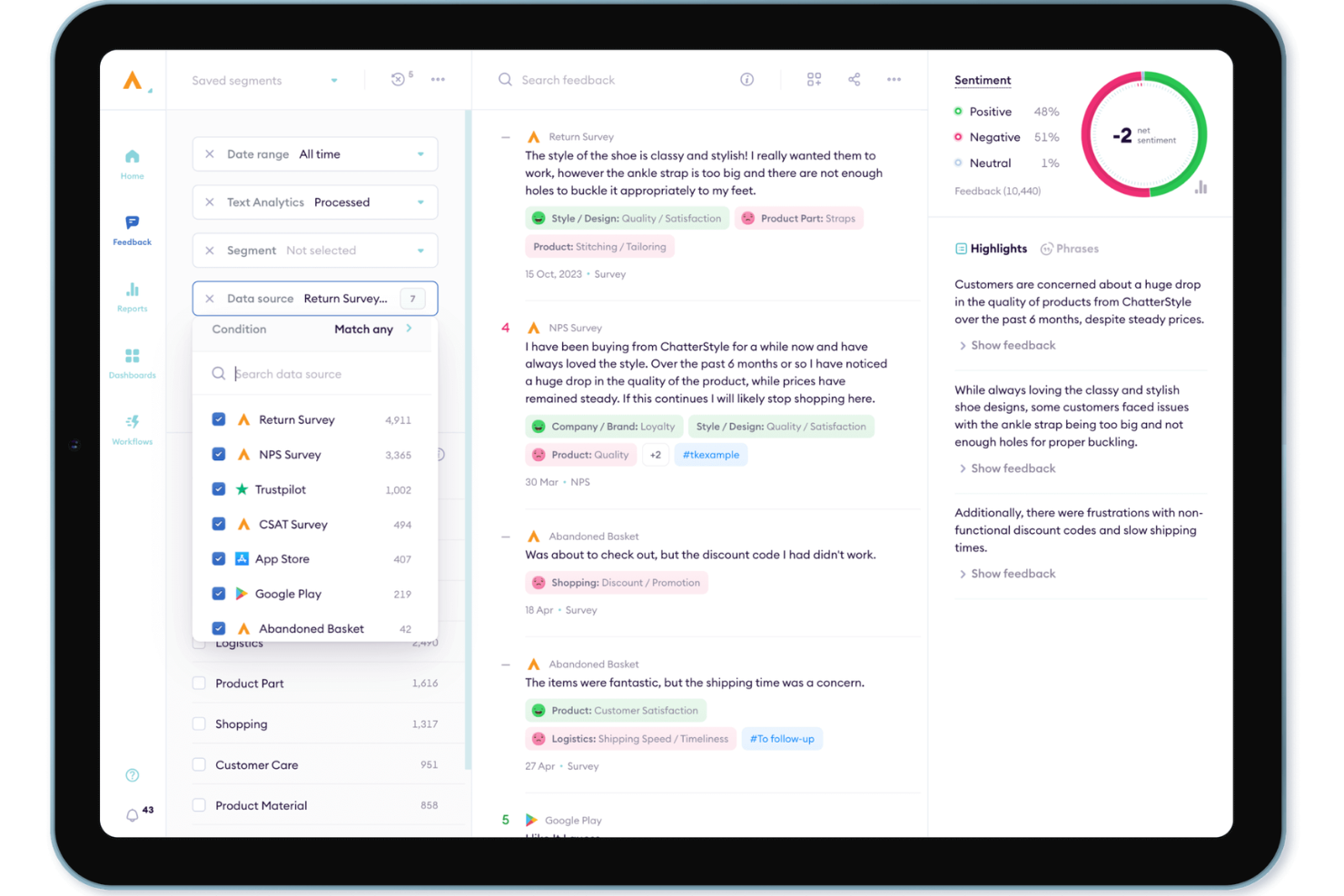 Alchemer screenshot - 10 Mejores Plataformas de Experiencia del Cliente para Mejorar la Experiencia del Cliente 2026