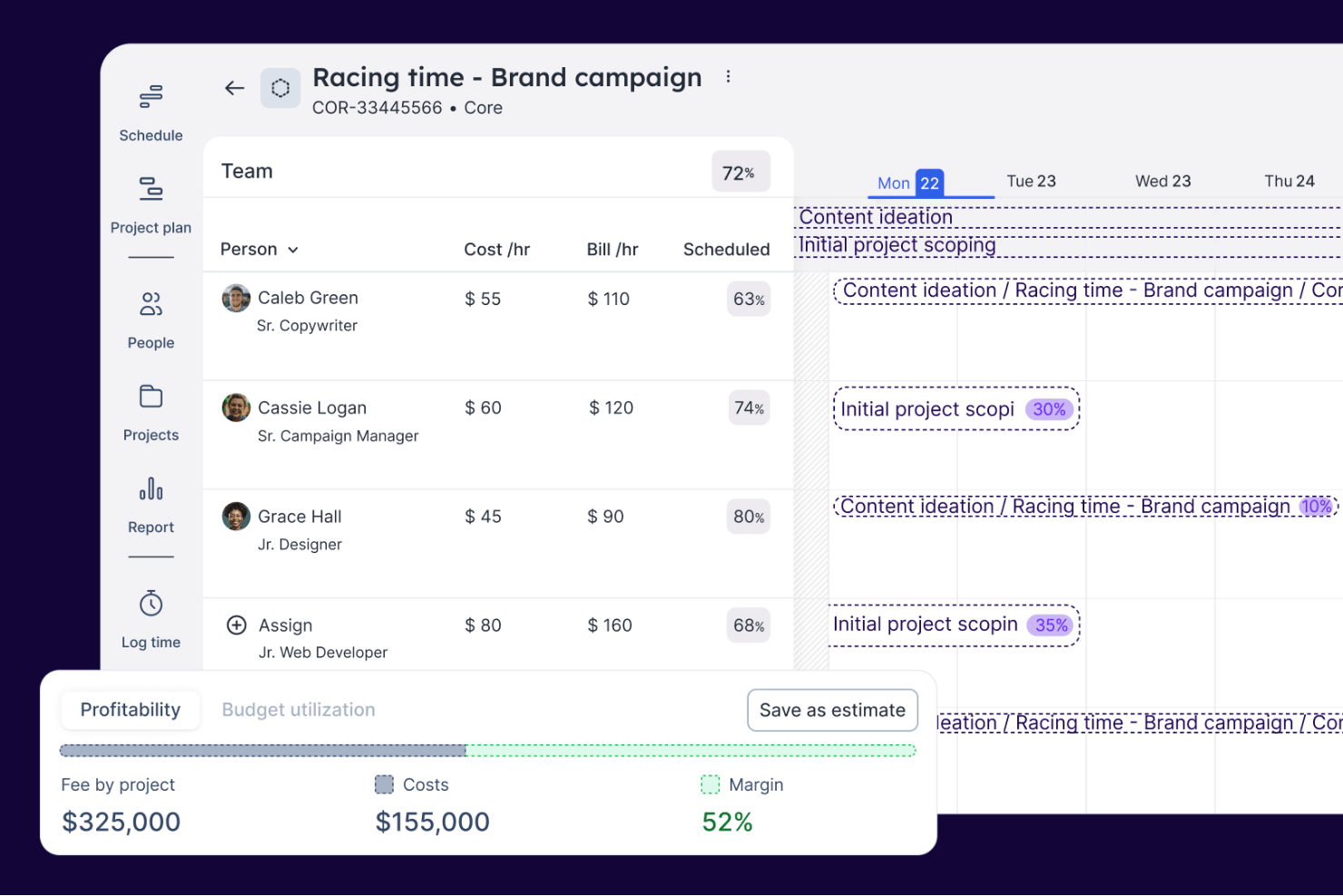 Float.com screenshot - I 10 migliori software di gestione delle risorse per agenzie nel 2026