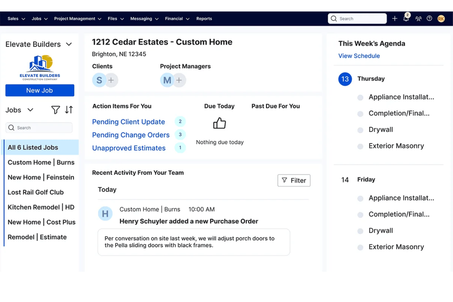 Buildertrend screenshot - 10 Best Construction Project Management Software For 2026
