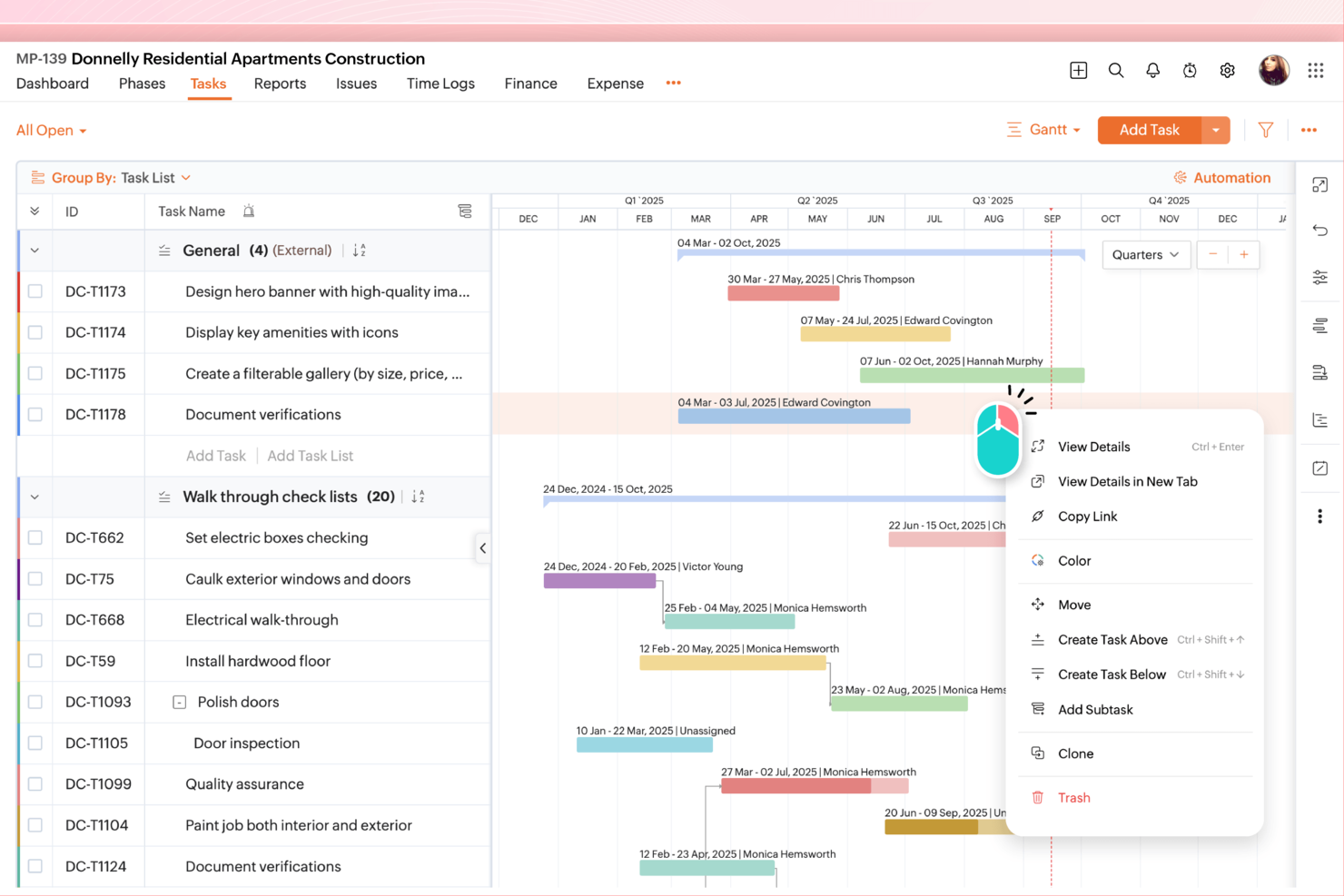 Zoho Projects screenshot - Die 10 besten Wrike-Konkurrenten und Alternativen: 2026 im Test