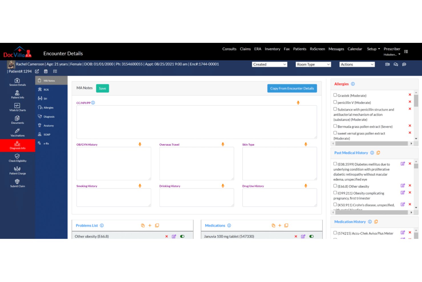 DocVilla screenshot - 10 Best EHR Software Reviewed for 2026