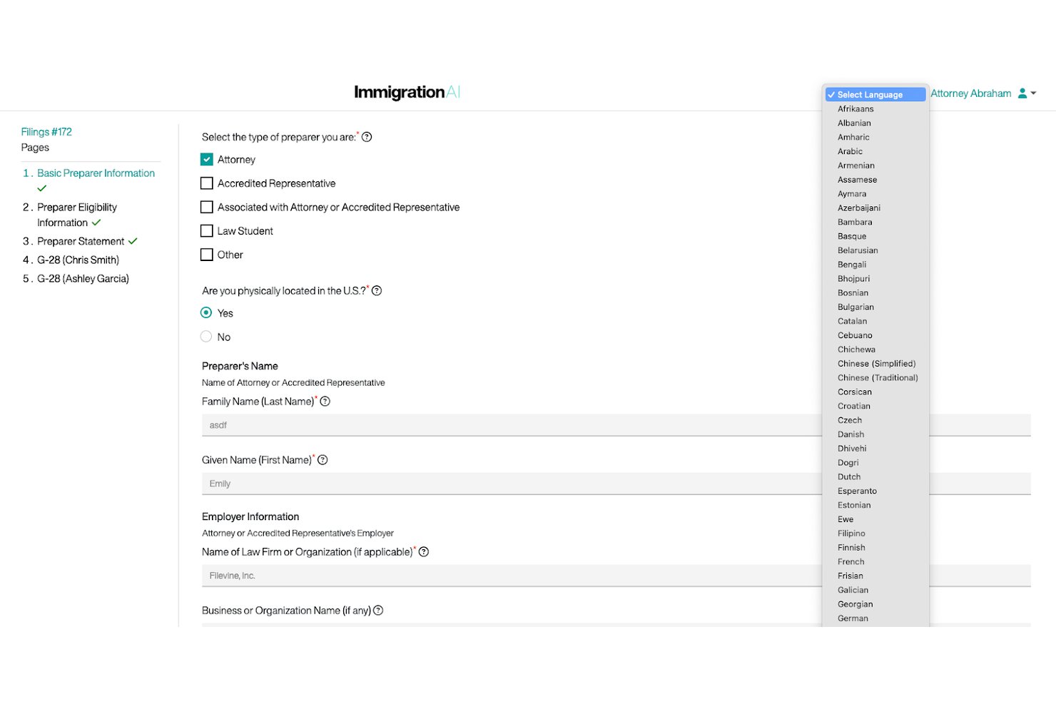 Filevine screenshot - 10 Best Immigration Case Management Software Of 2026