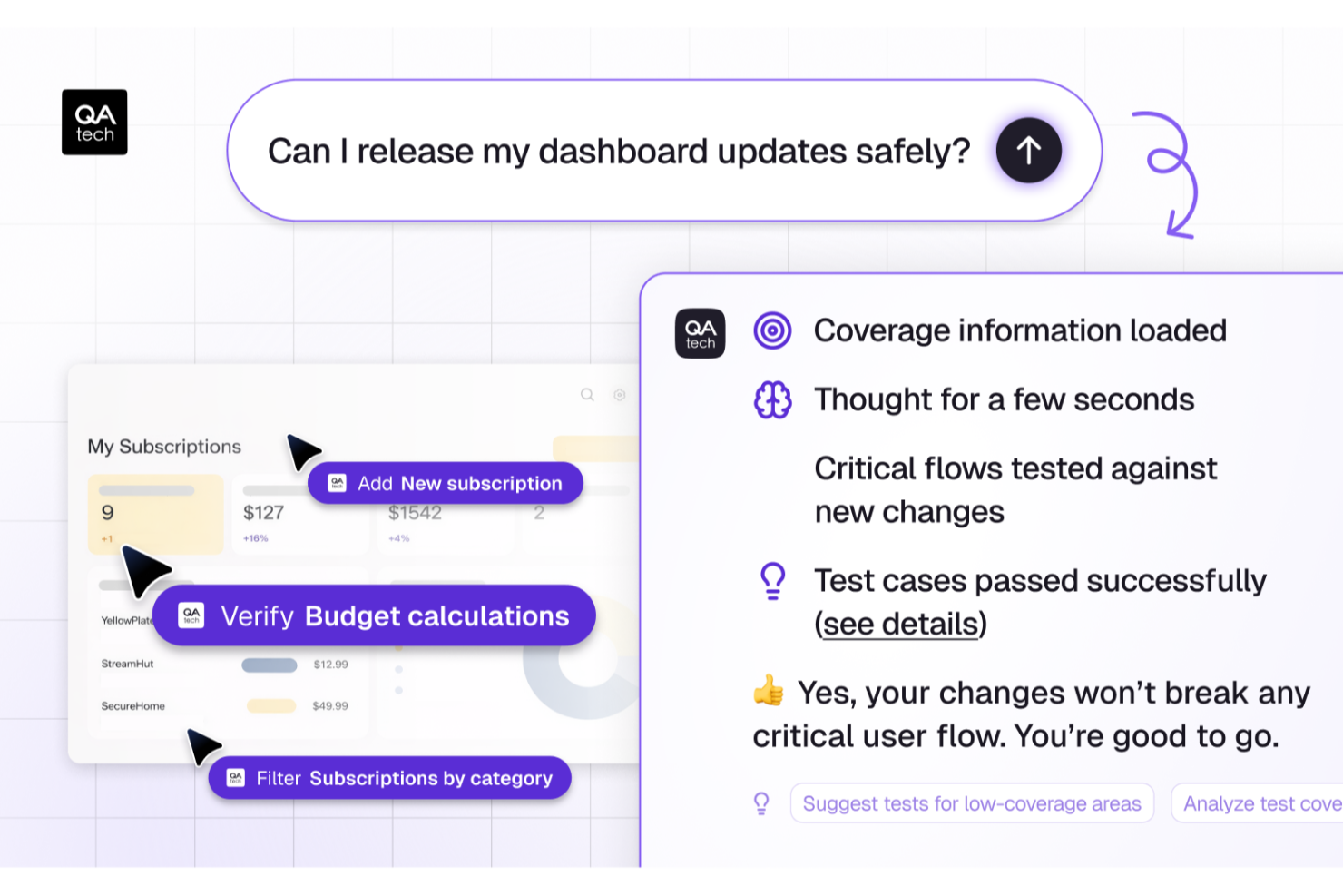 QA.tech screenshot - Las 10 mejores herramientas de automatización de pruebas basadas en IA revisadas en 2026
