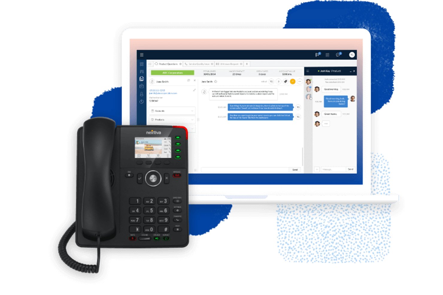 Nextiva screenshot - 10 Migliori sistemi telefonici VoIP per piccole imprese nel 2026