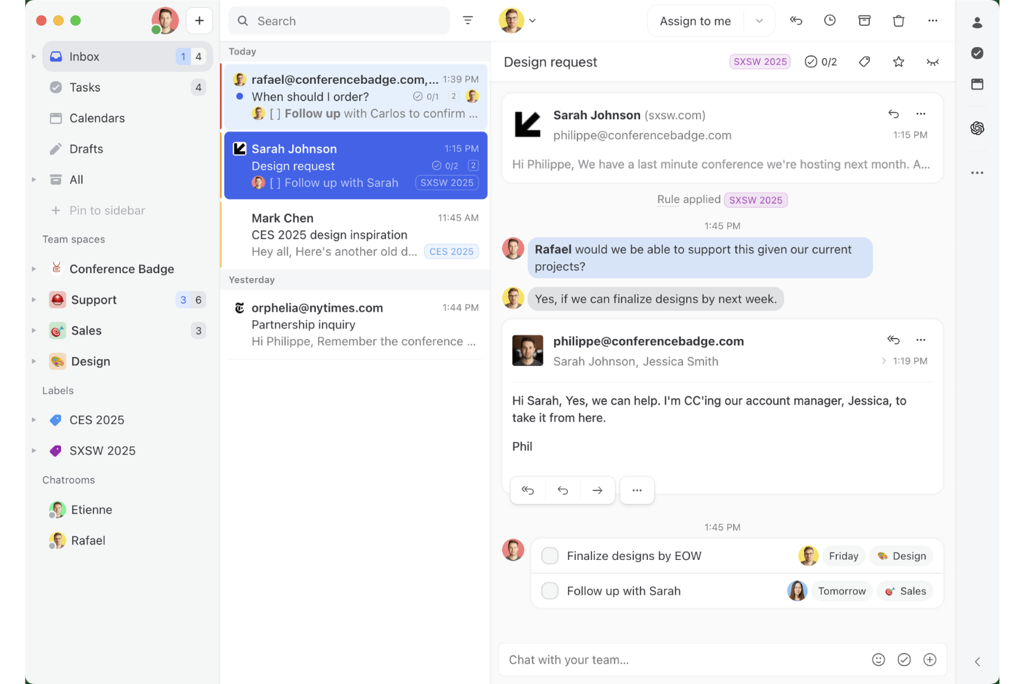 Missive screenshot - 10 Best Client Management Software Reviewed in 2026
