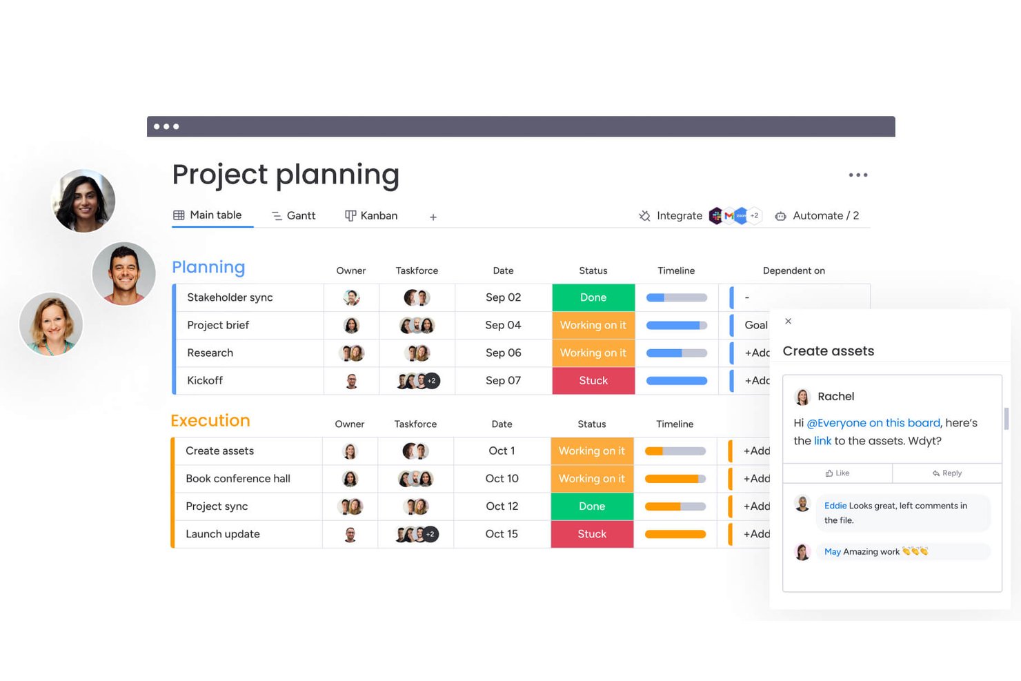 monday AI Workspace screenshot - 10 Best Project Management Tools For Small Business 2026