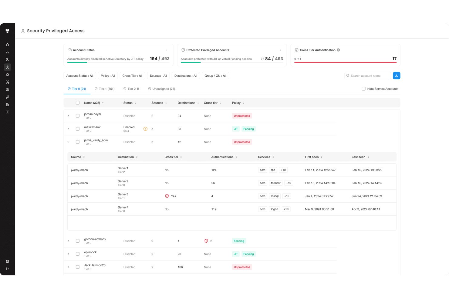 Silverfort screenshot - Los 10 Mejores Software de Control de Acceso a Redes de 2026