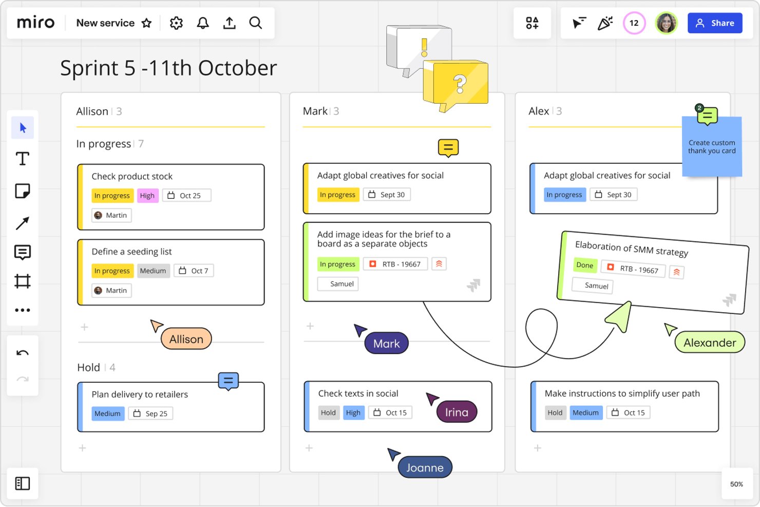 Miro screenshot - 10 Best ClickUp Competitors and Alternatives: Reviewed in 2026