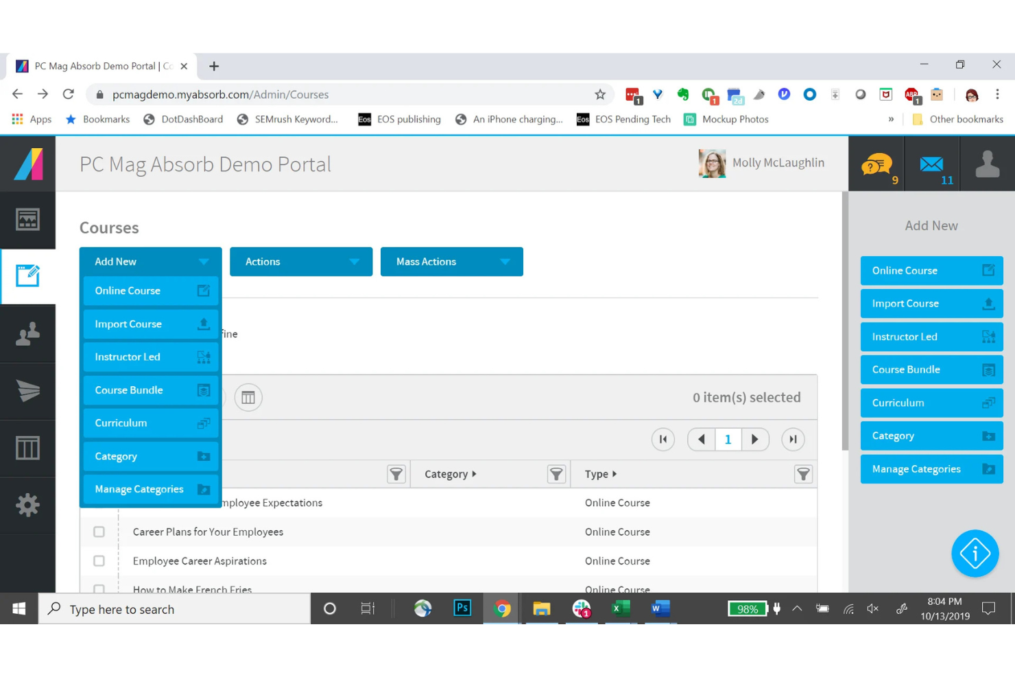 Absorb screenshot - 10 Best AI Learning and Development Software in 2026