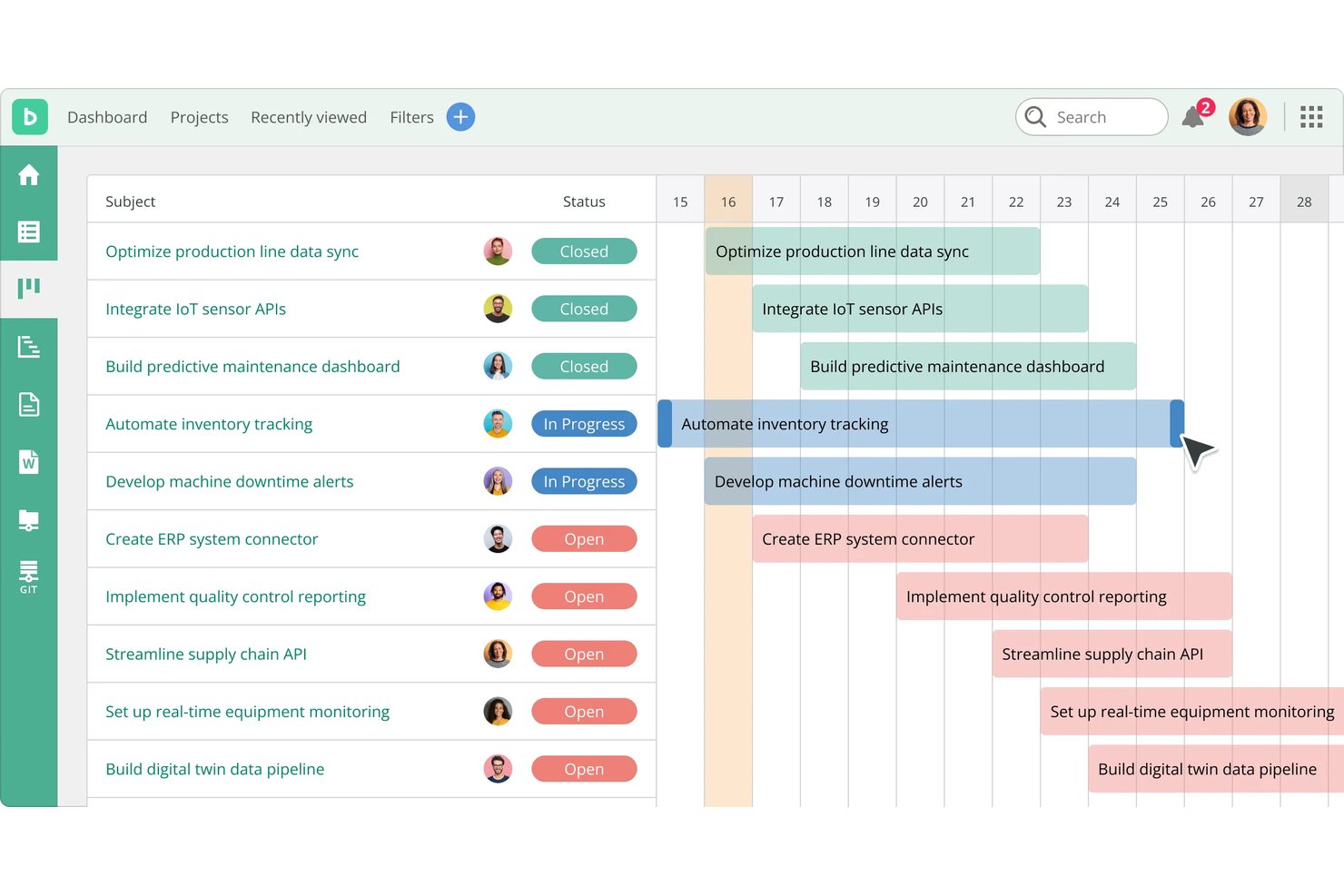 Backlog screenshot - 10 Best Manufacturing Project Management Software For 2026