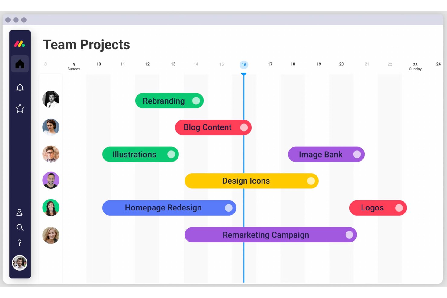 monday AI Workspace screenshot - 10 Best Gantt Chart Software Reviewed For 2026