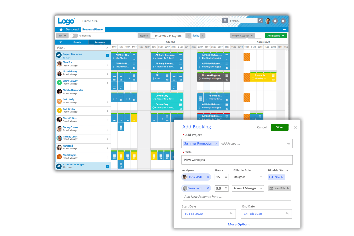 Screendragon screenshot - 10 beste software voor marketingresourcebeheer voor 2026