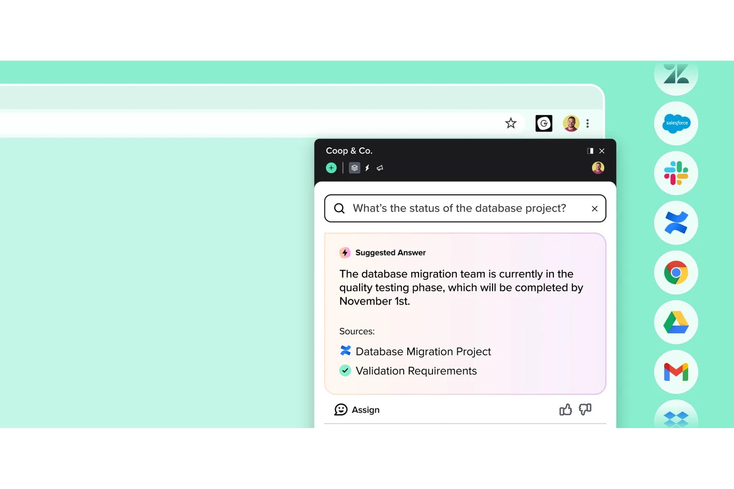 Guru screenshot - 10 mejores alternativas a Confluence para la gestión del conocimiento en 2026