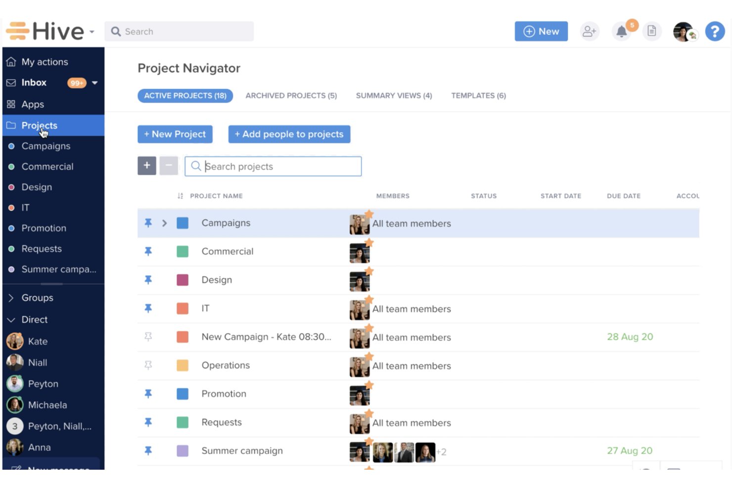 Hive screenshot - 10 Best monday.com Alternatives For Project Teams in 2026