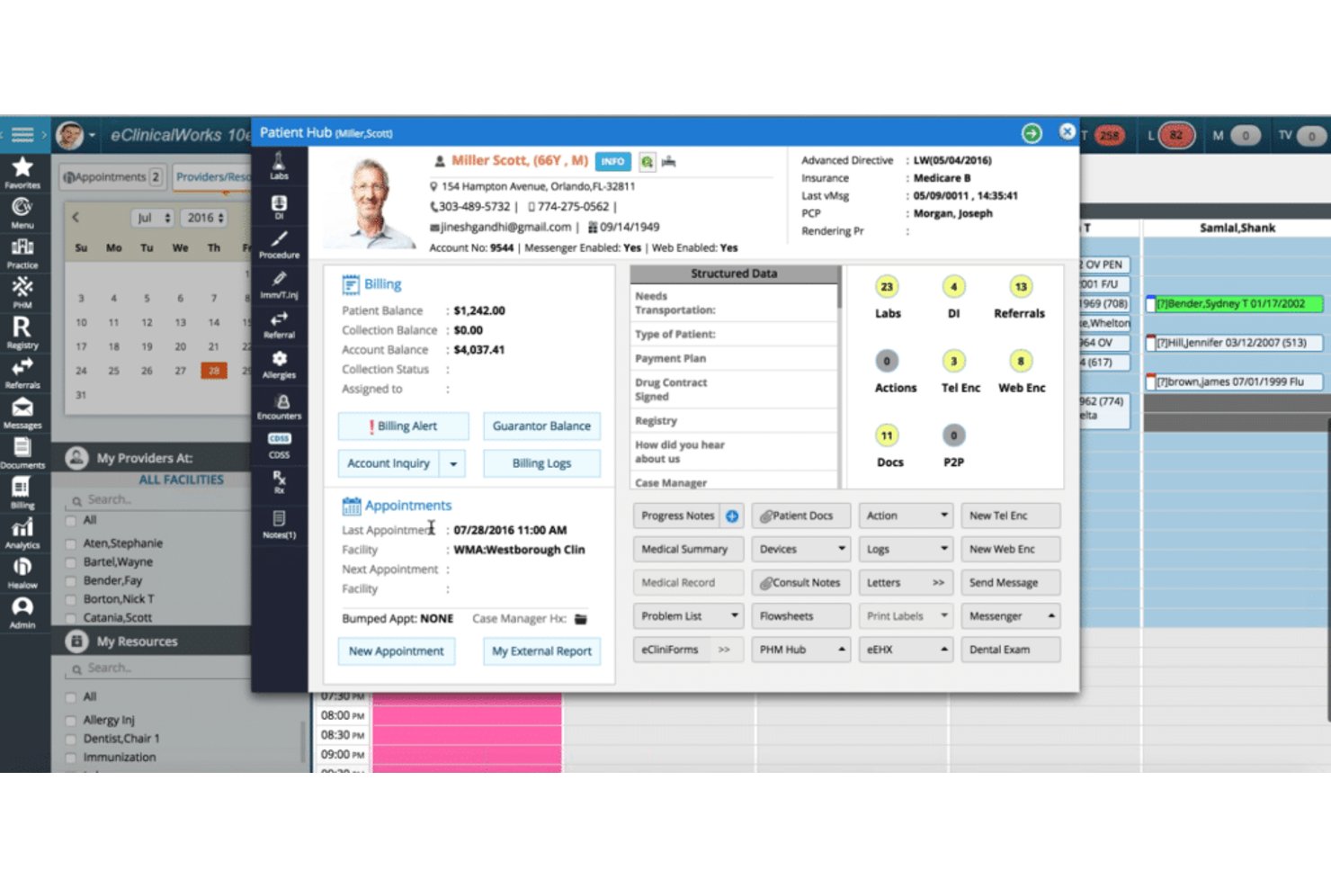 eClinicalWorks screenshot - 10 migliori software EMR per gastroenterologia nel 2026