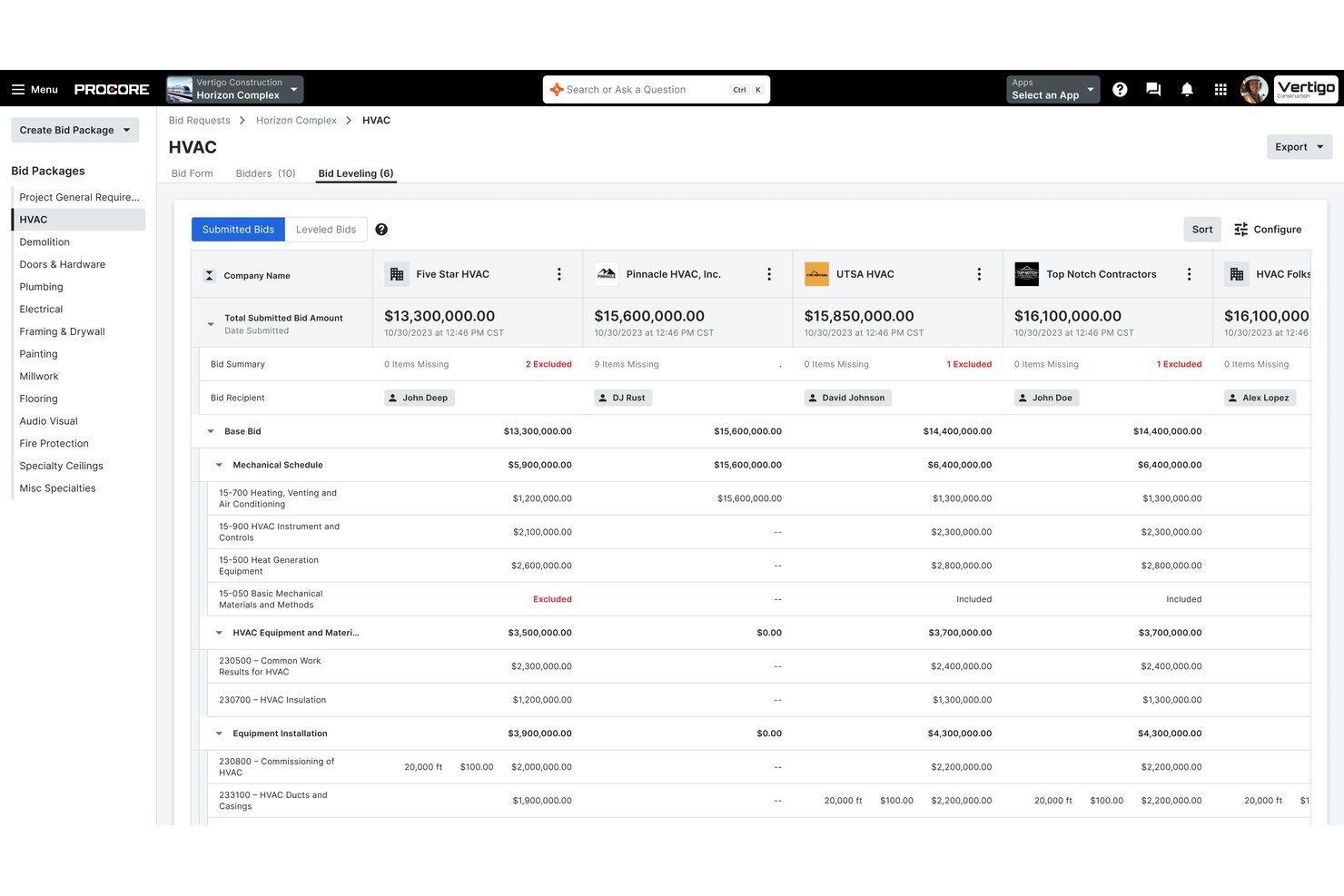 Procore screenshot - 10 Best Construction Project Management Software For 2026