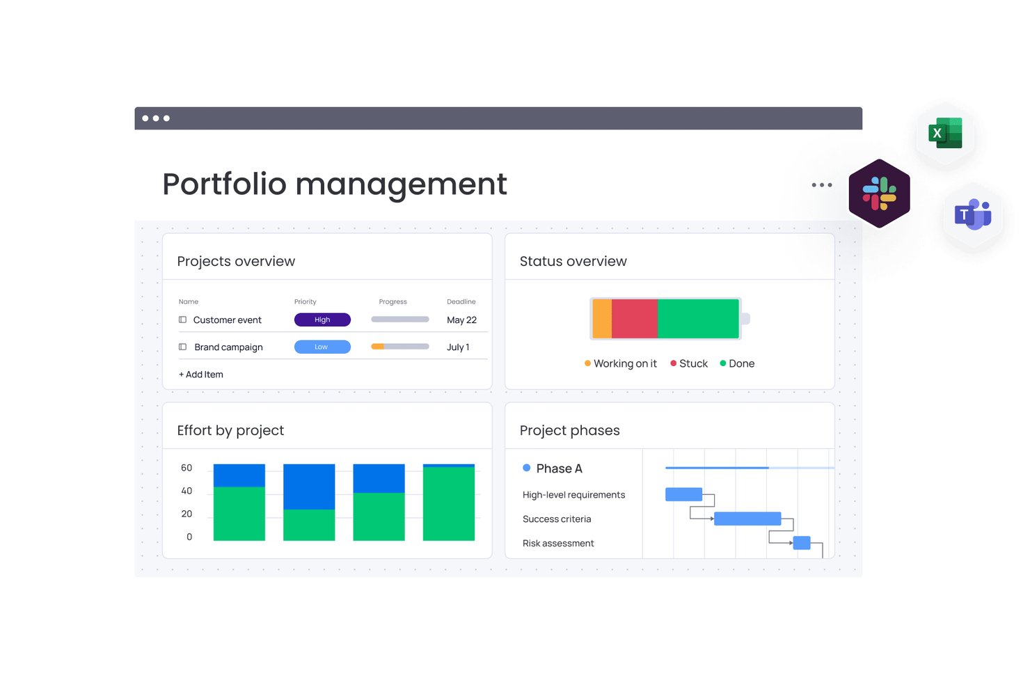 monday AI Workspace screenshot - 10 Best Enterprise Project Portfolio Management Tools 2026