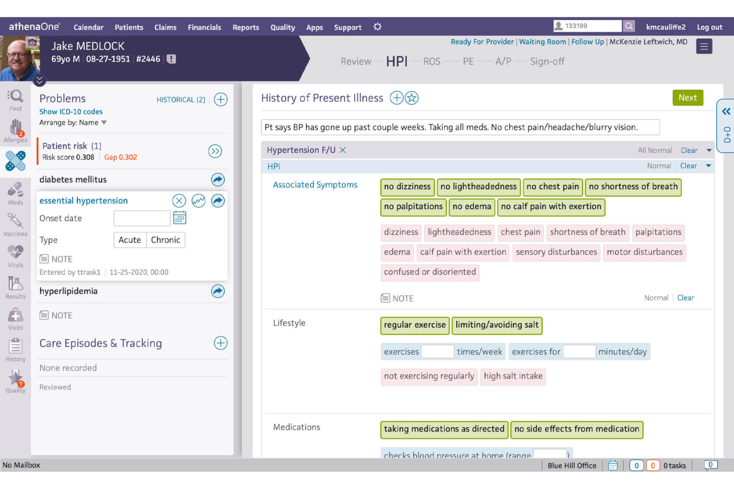 Athenahealth screenshot - 10 Meilleurs Logiciels de Portail Patient DME en 2026
