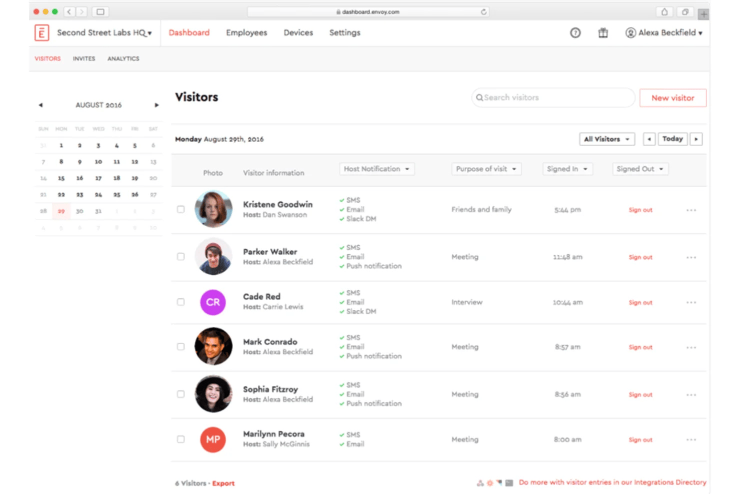 Envoy Workplace screenshot - 10 Best Enterprise Hot Desk Booking Software in 2026