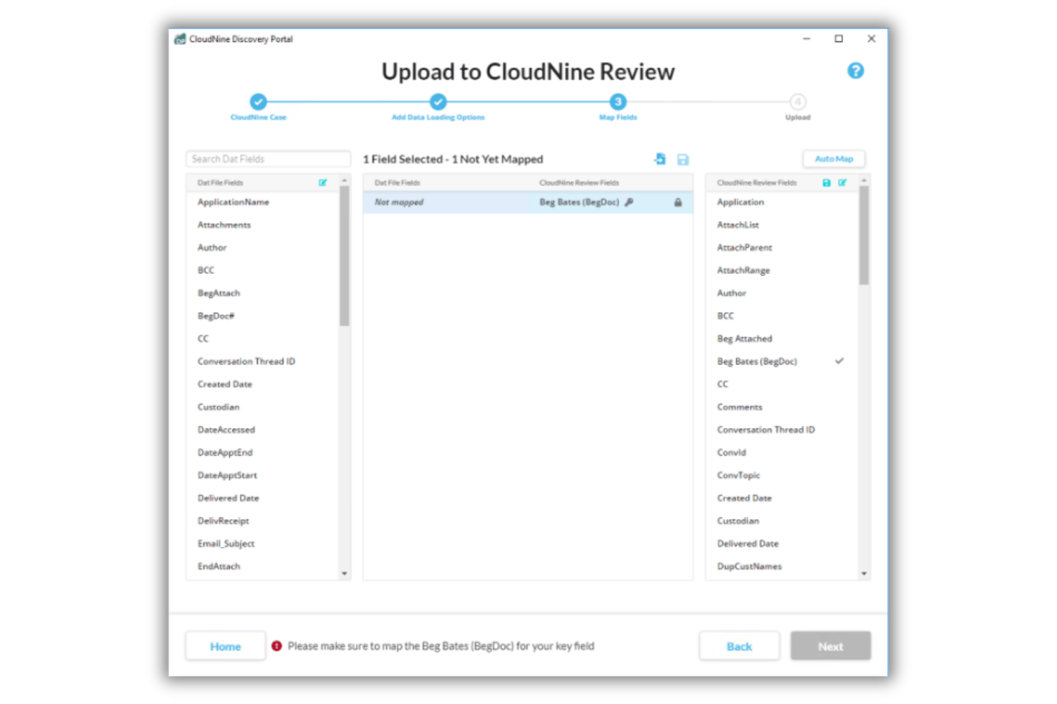 CloudNine screenshot - 10 beste softwareoplossingen voor juridische documentbeoordeling in 2026