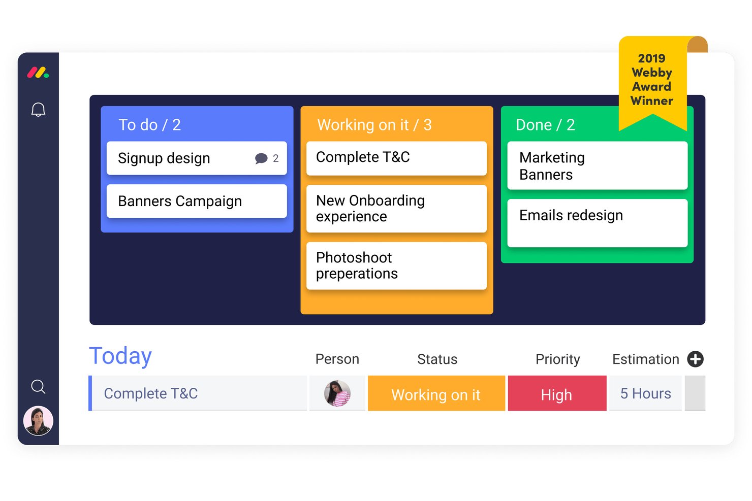 monday AI Work Platform screenshot - Los 10 Mejores Programas Kanban Para Reducir los Tiempos de Entrega en 2026
