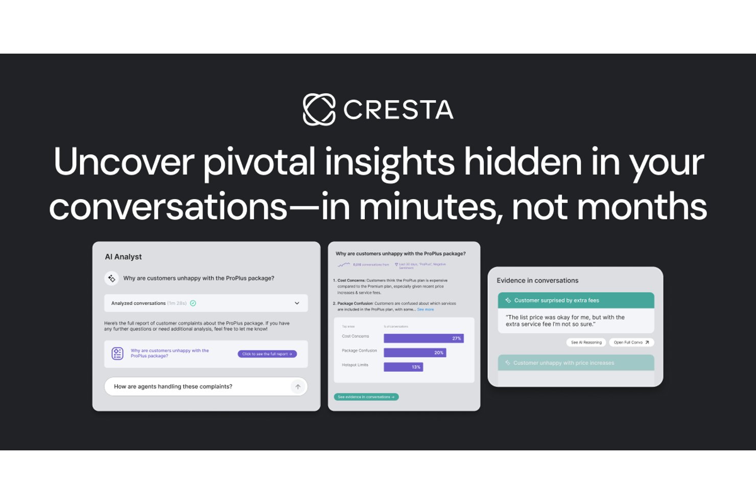 Cresta screenshot - 1 Migliori Software di Analisi del Sentimento del Cliente con IA nel 2026