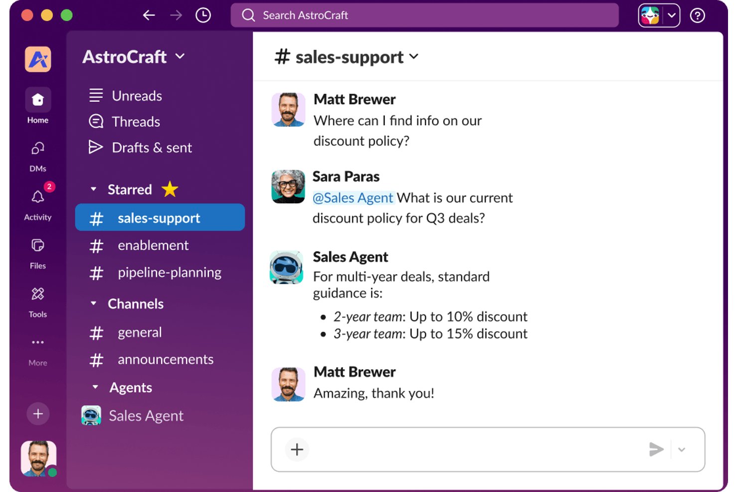 Slack screenshot - 10 Best Remote Communication Tools in 2026
