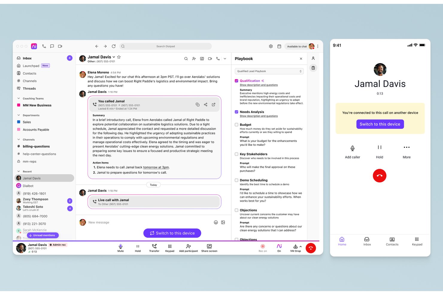 Dialpad screenshot - 10 Best Remote Communication Tools in 2026