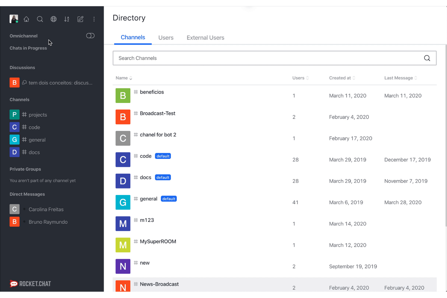 Rocket.Chat screenshot - 10 Best Remote Communication Tools in 2026