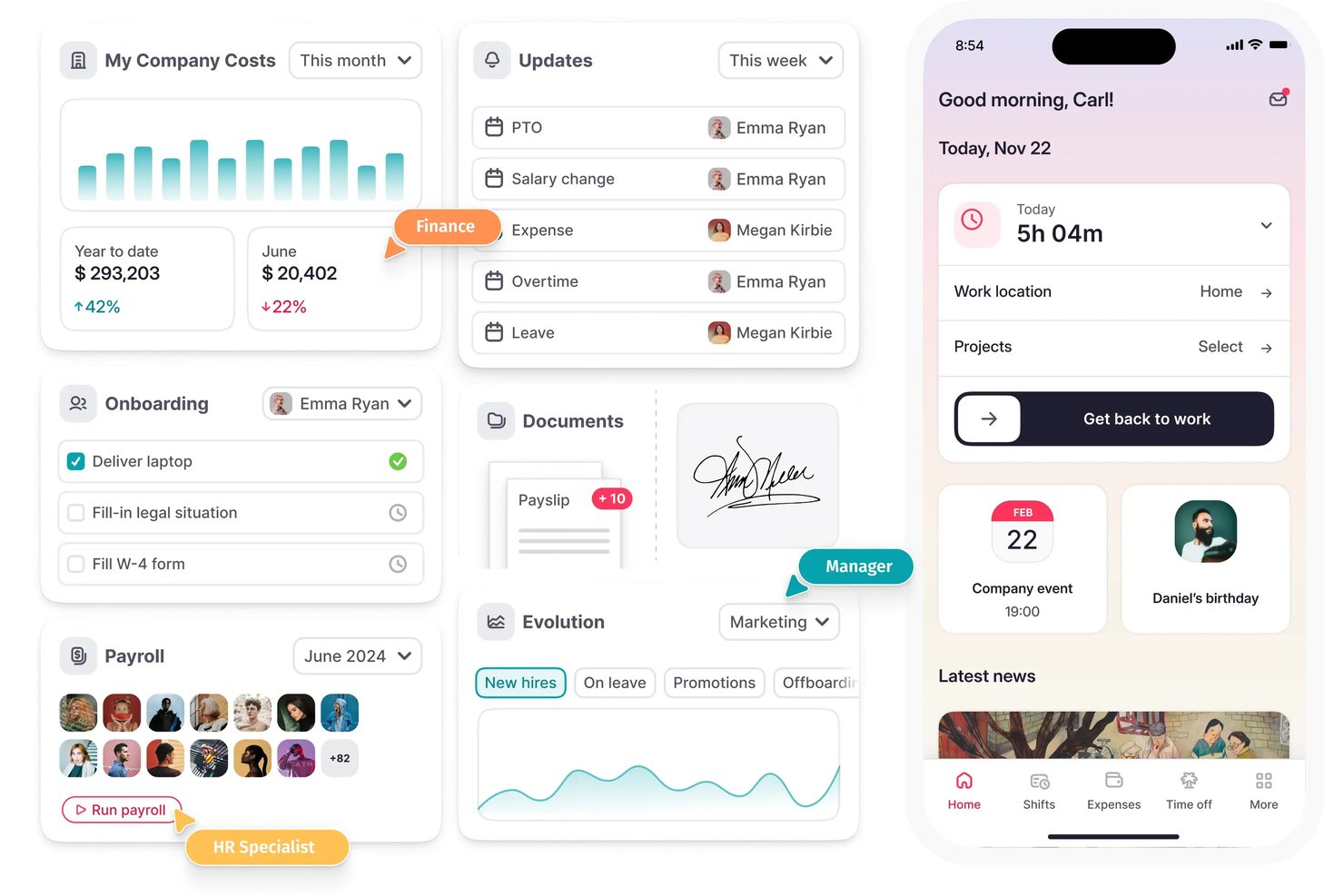 Factorial screenshot - 10 Best AI HR Management Software Reviewed in 2026