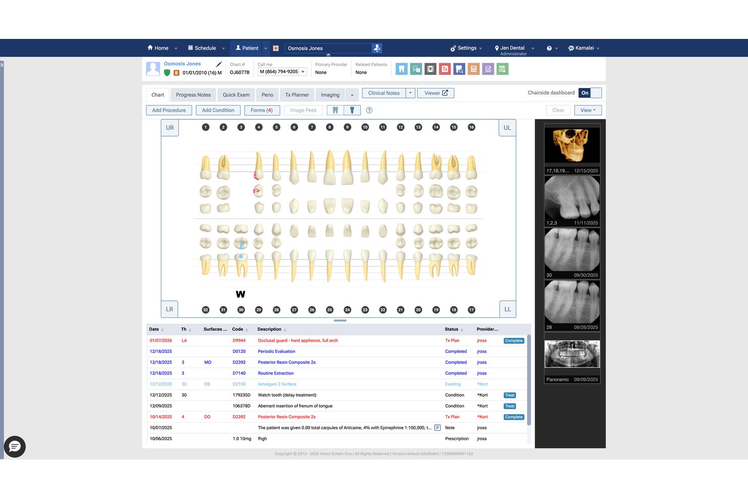 Dentrix Ascend screenshot - Meilleurs logiciels dentaires IA en 2026